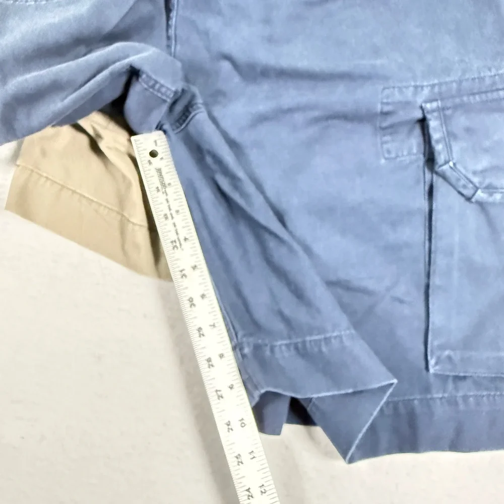 Polo Ralph Lauren Cargo Shorts Mens 36 Blue Khaki Lot of 2 Classic Chino Twill